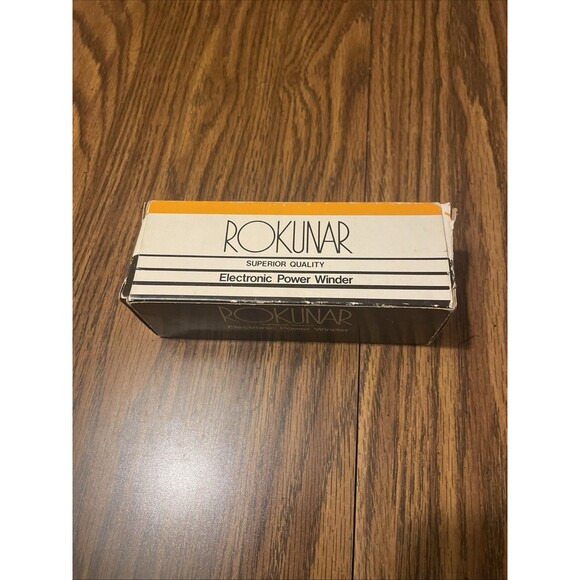 Rokunar Power Winder | for Canon A Series Cameras w/Leather Case Vintage - Picture 5 of 10